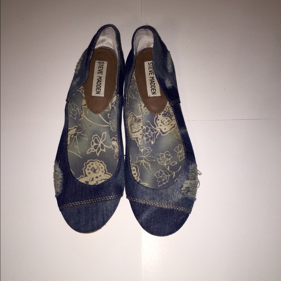 Steve Madden denim flats