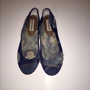 Steve Madden denim flats