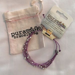 Lavender Platinum Pura Vida Bracelet