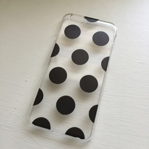 Black polka dot iPhone 6 case