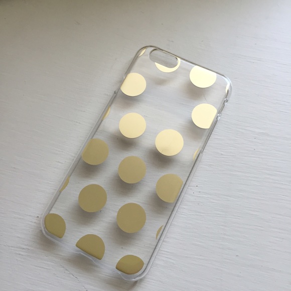 Gold polka dot iPhone 6 case