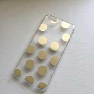Gold polka dot iPhone 6 case