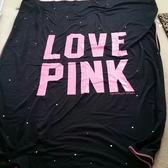 Victoria's Secret Pink Throw Blanket