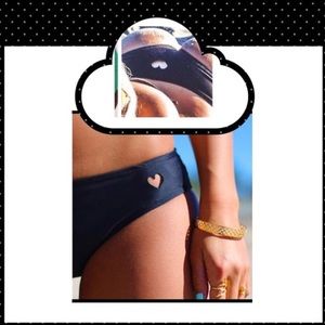 Cheeky bottoms with heart cut out