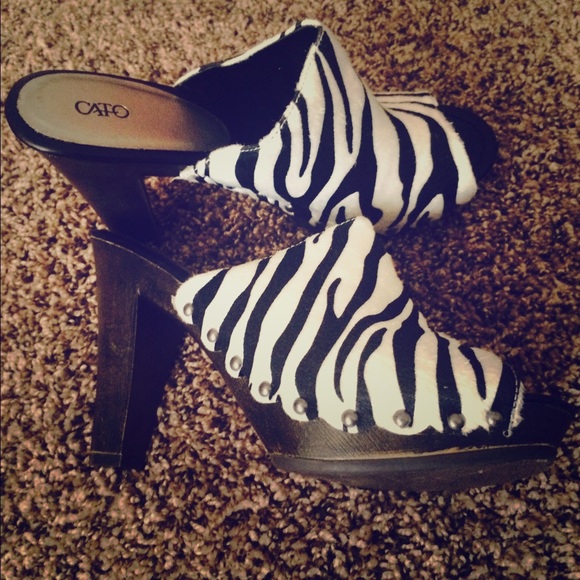 Zebra print Shoes and belt