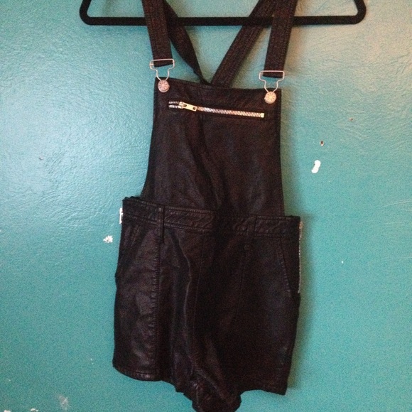Leather overalls