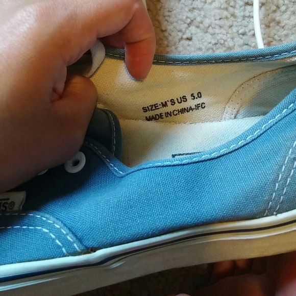 Blue Vans - Picture 3 of 3