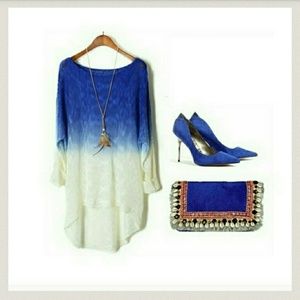 Chic Sweater Saphire Ombrè