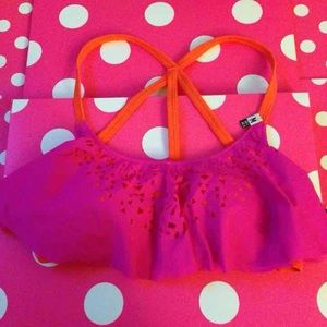 VS Pink *M* cutout swim top