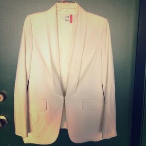 Forever 21 Off White/Cream Blazer Tuxedo Medium