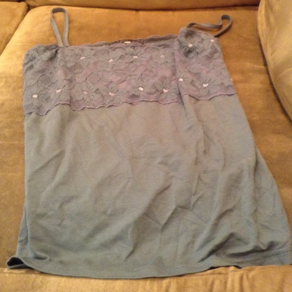 A grey tank top from H & M