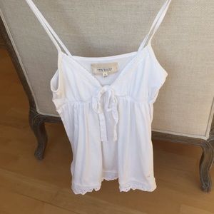 Abercrombie white tank