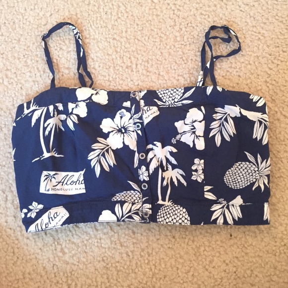 Hollister bandeau crop top