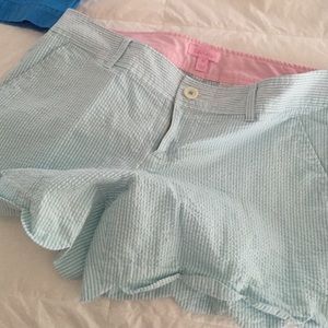 Lily Pulitzer shorts scalloped size 12