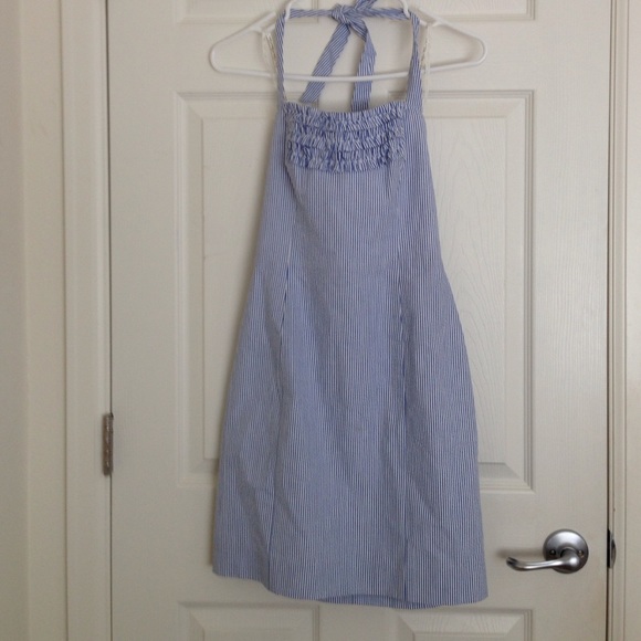 Lily Pulitzer seersucker halter dress