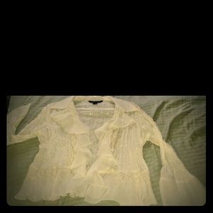 Lace blouse and skirt