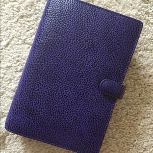 Filofax Finsbury. Personal agenda. "Electric Blue"