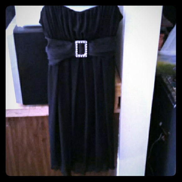 Black City Triangles Dress