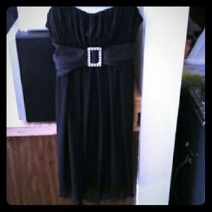 Black City Triangles Dress