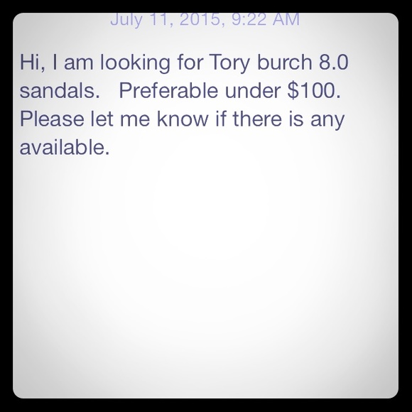 Tory burch sandals