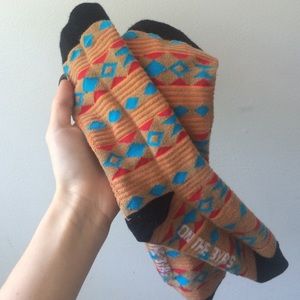 Tribal / Aztec print mid socks
