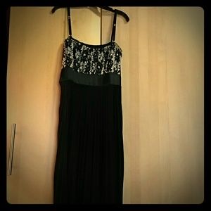 Chic black cocktail dress