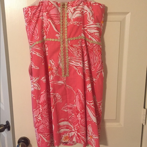 Strapless Lilly Pulitzer Shift Dress ✨available✨ - Picture 2 of 3