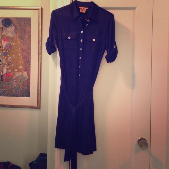 Tory burch navy dress 20% Off w Bundle!