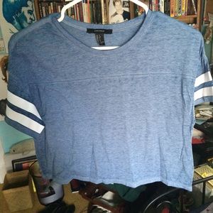 cute navy crop top