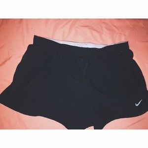 Black Nike tempo shorts