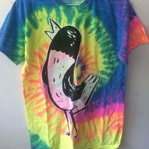 The Wonder Years Tie-Dye Bird Band Tee