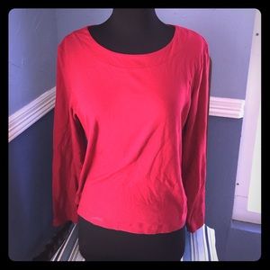 Chico's red top!