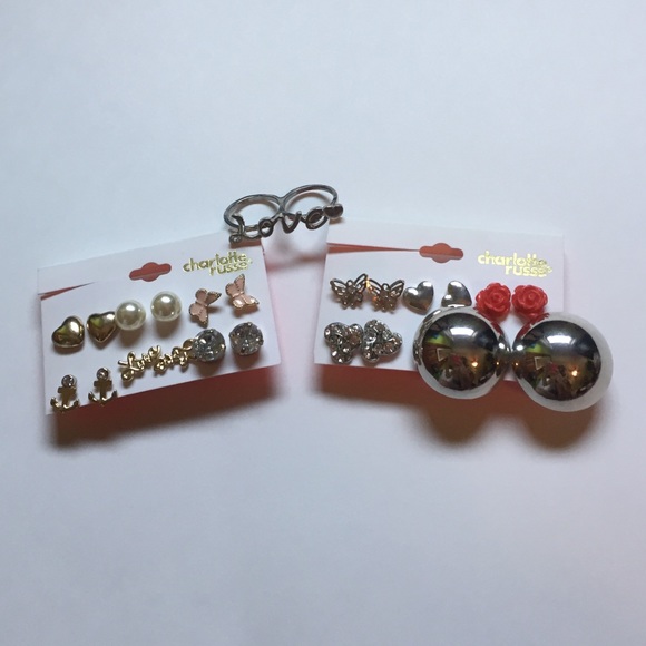 NWT Earring Set and Ring Bundle