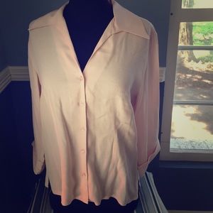 Dress barn pink button up