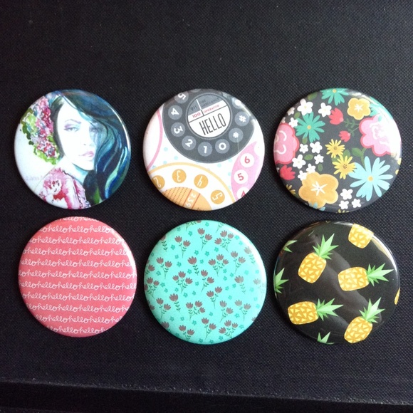 I make buttons, magnets, and pocket mirrors!!! - Picture 1 of 4