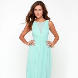 Bright Like a Diamond Mint Maxi Dress
