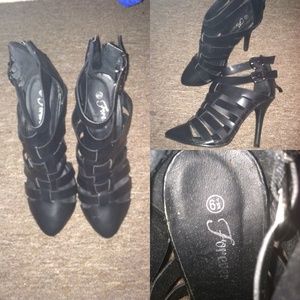 Black Forever Heels