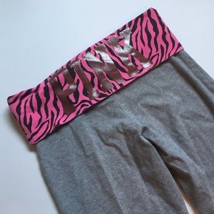 PINK Zebra Bootcut Yoga Pants