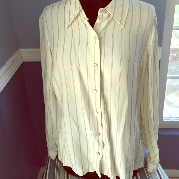 Striped business shirt