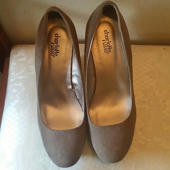 Suede platform Brown/Teal Charlotte Russe - Picture 2 of 4