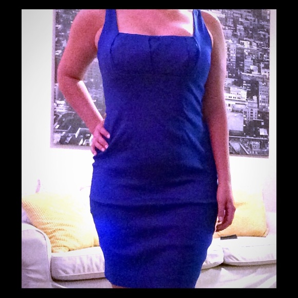 ELECTRIC Blue Calvin Klein Dress