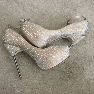 Rhinestone heels