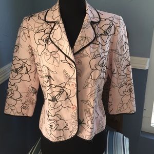 Pink & black blazer