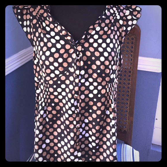Black and brown top