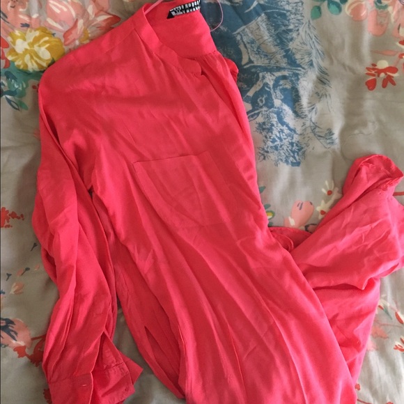 Zara Dresses & Skirts - NWOT Zara Woman Coral Tunic Dress