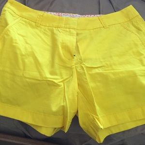 Summer time bright yellow cute J crew short *NEW*