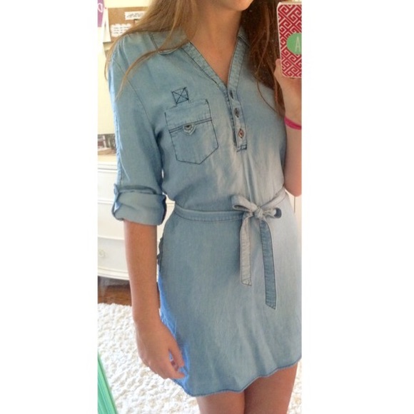 Chambray Shirt Dress size XS