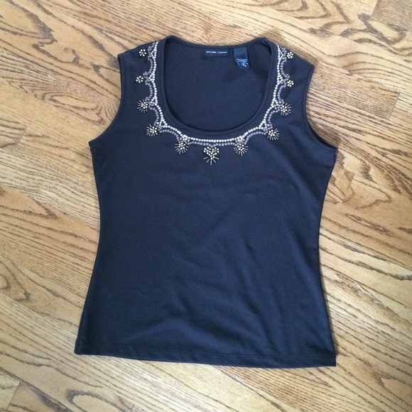 NY & Co Brown tank top