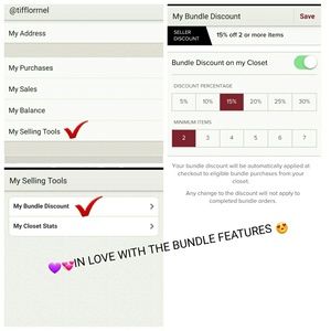 How to add a bundle discount to your closet