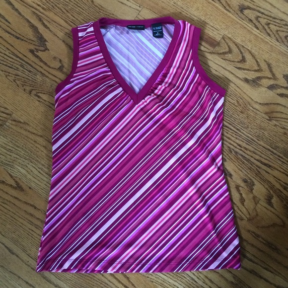 NY & Co Pink stripe tank top